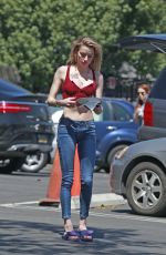 AMBER HEARD on the Set of Gully in Los Angeles 03/28/2018