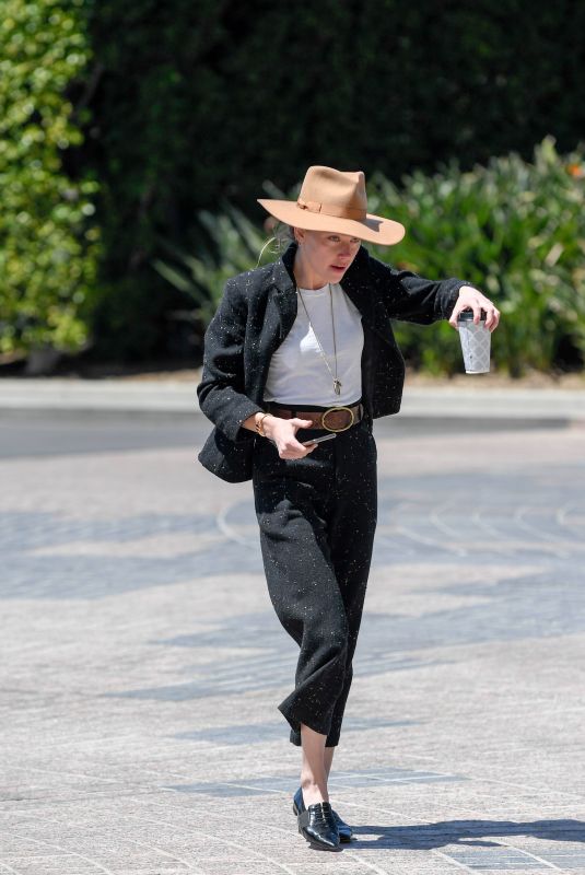 AMBER HEARD Out and About in Century City 04/16/2018