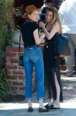 AMBER HEARD Out for Lunch in Los Feliz 04/14/2018