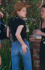 AMBER HEARD Out for Lunch in Los Feliz 04/14/2018