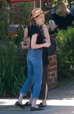 AMBER HEARD Out for Lunch in Los Feliz 04/14/2018