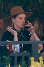 AMBER HEARD Out for Lunch in Los Feliz 04/14/2018