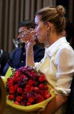 AMBER HEARD Speaks to Associated Press after Meeting with Syrian Refugees 04/05/2018