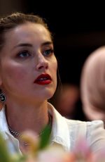 AMBER HEARD Speaks to Associated Press after Meeting with Syrian Refugees 04/05/2018