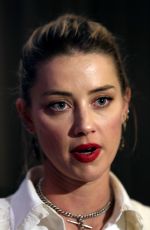 AMBER HEARD Speaks to Associated Press after Meeting with Syrian Refugees 04/05/2018