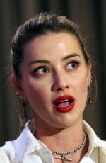 AMBER HEARD Speaks to Associated Press after Meeting with Syrian Refugees 04/05/2018
