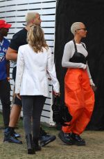 AMBER ROSE at Coachella Music Festival 04/16/2018