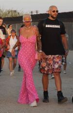 AMBER ROSE at Coachella Valley Music and Arts Festival in Palm Springs 04/13/2018