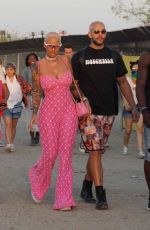 AMBER ROSE at Coachella Valley Music and Arts Festival in Palm Springs 04/13/2018