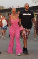 AMBER ROSE at Coachella Valley Music and Arts Festival in Palm Springs 04/13/2018