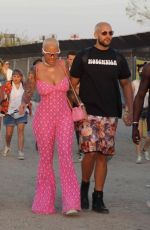 AMBER ROSE at Coachella Valley Music and Arts Festival in Palm Springs 04/13/2018