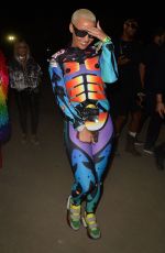 AMBER ROSE at Neon Carnival at Coachella Festival 04/15/2018