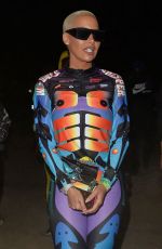 AMBER ROSE at Neon Carnival at Coachella Festival 04/15/2018