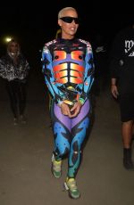 AMBER ROSE at Neon Carnival at Coachella Festival 04/15/2018