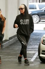 AMBER ROSE Out and About in Beverly Hills 04/24/2018