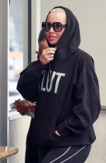 AMBER ROSE Out and About in Beverly Hills 04/24/2018