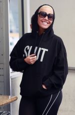 AMBER ROSE Out and About in Beverly Hills 04/24/2018