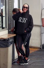 AMBER ROSE Out and About in Beverly Hills 04/24/2018