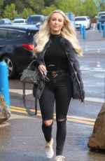 AMBER TURNER at Thorpe Park in Surrey 04/26/2018