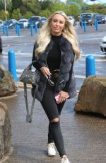 AMBER TURNER at Thorpe Park in Surrey 04/26/2018