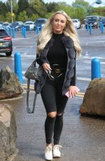 AMBER TURNER at Thorpe Park in Surrey 04/26/2018