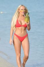 AMBER TURNER in Bikini at a Beach in Dubai 04/06/2018