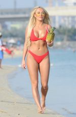 AMBER TURNER in Bikini at a Beach in Dubai 04/06/2018