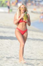 AMBER TURNER in Bikini at a Beach in Dubai 04/06/2018