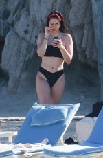 AMELIA GRAY HAMLIN in Bikini at a Pool in Cabo San Lucas 04/03/2018