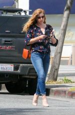 AMY ADAMS Out and About in Los Angeles 04/06/2018