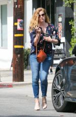 AMY ADAMS Out and About in Los Angeles 04/06/2018