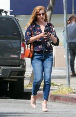 AMY ADAMS Out and About in Los Angeles 04/06/2018