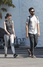 ANA DE ARMAS Out with Her Boyfriend in Los Angeles 03/29/2018