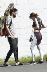 ANA DE ARMAS Out with Her Boyfriend in Los Angeles 03/29/2018