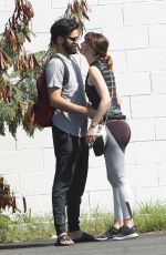 ANA DE ARMAS Out with Her Boyfriend in Los Angeles 03/29/2018