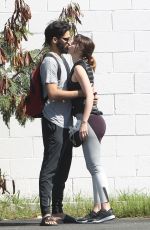ANA DE ARMAS Out with Her Boyfriend in Los Angeles 03/29/2018