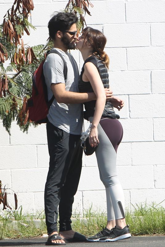 ANA DE ARMAS Out with Her Boyfriend in Los Angeles 03/29/2018