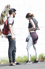 ANA DE ARMAS Out with Her Boyfriend in Los Angeles 03/29/2018
