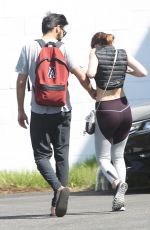 ANA DE ARMAS Out with Her Boyfriend in Los Angeles 03/29/2018