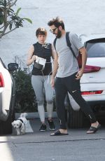 ANA DE ARMAS Out with Her Boyfriend in Los Angeles 03/29/2018