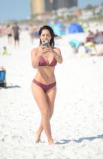 ANDREA CALLE in Bikini on the Beach in Miami 04/24/2018