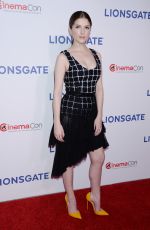 ANNA KENDRICK at Lionsgate Presentation at Cimeacon in Las Vegas 04/26/2018