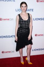 ANNA KENDRICK at Lionsgate Presentation at Cinemacon in Las Vegas 04/26/2018