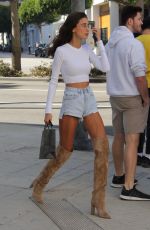 ANNA LITVA Shopping at Barneys New York in Beverly Hills 04/24/2018