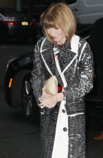 ANNA WINTOUR Out and About in New York 04/25/2018