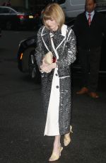 ANNA WINTOUR Out and About in New York 04/25/2018