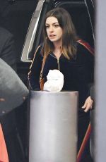 ANNE HATHAWAY at Los Angeles International Airport 04/24/2018