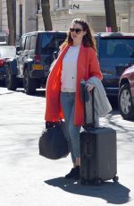 ANNE HATHAWAY Out and About in New York 04/22/2018