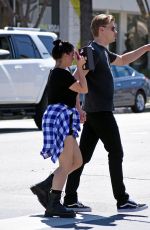 ARIEL WINTER and Levi Meaden Out in Los Angeles 04/26/2018