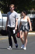 ARIEL WINTER and Levi Meaden Renew Their Driver Licenses in Los Angeles 04/25/2018